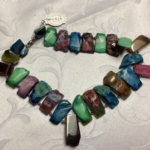 Iris & Lily Genuine Stone Necklace